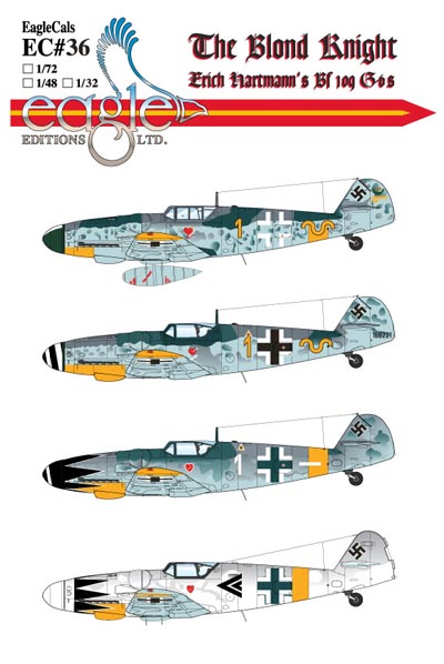 Eagle Cal EAG32036 1:32 Messerschmitt Bf-109G-6
