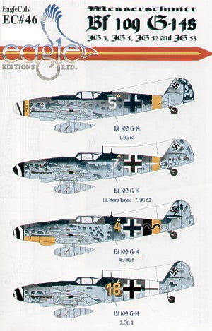 Eagle Cal EAG32046 1:32 Messerschmitt Bf-109G-14