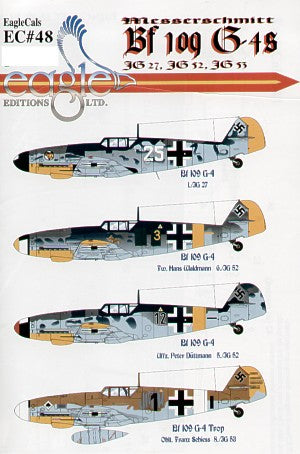 Eagle Cal EAG32048 1:32 Messerschmitt Bf-109G-4