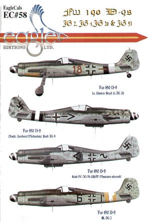 Eagle Cal EAG32058 1:32 Focke-Wulf Fw-190D-9