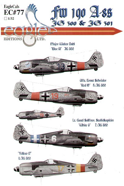 Eagle Cal EAG32077 1:32 Focke-Wulf Fw-190A