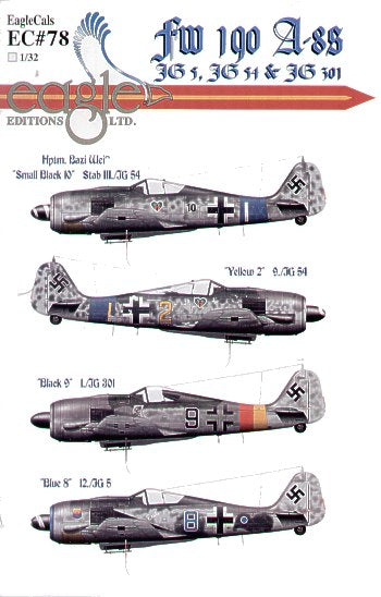 Eagle Cal EAG32078 1:32 Focke-Wulf Fw-190A-8