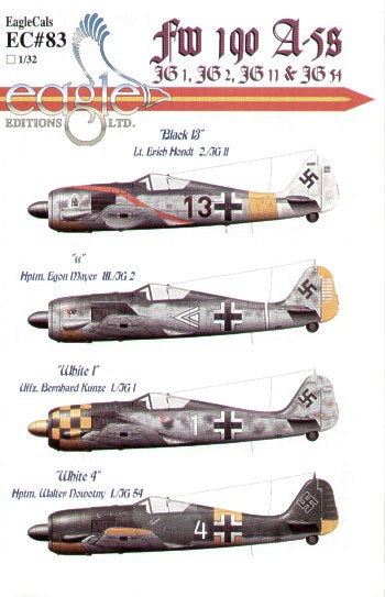 Eagle Cal EAG32083 1:32 Focke-Wulf Fw-190A-5