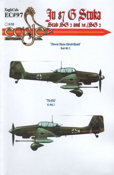 Eagle Cal EAG32097 1:32 Junkers Ju-87G 'Stuka'