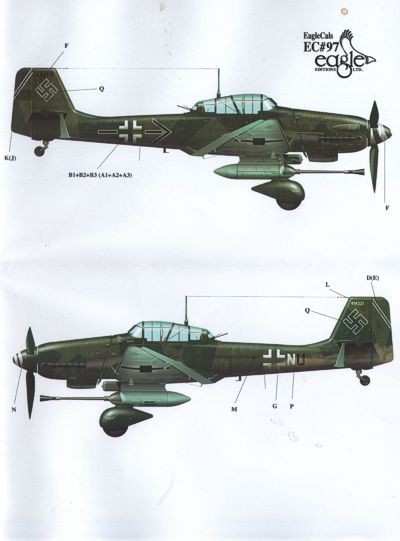 Eagle Cal EAG32097 1:32 Junkers Ju-87G 'Stuka'