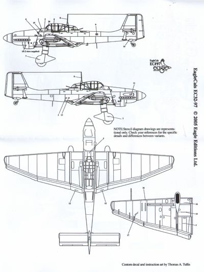 Eagle Cal EAG32097 1:32 Junkers Ju-87G 'Stuka'