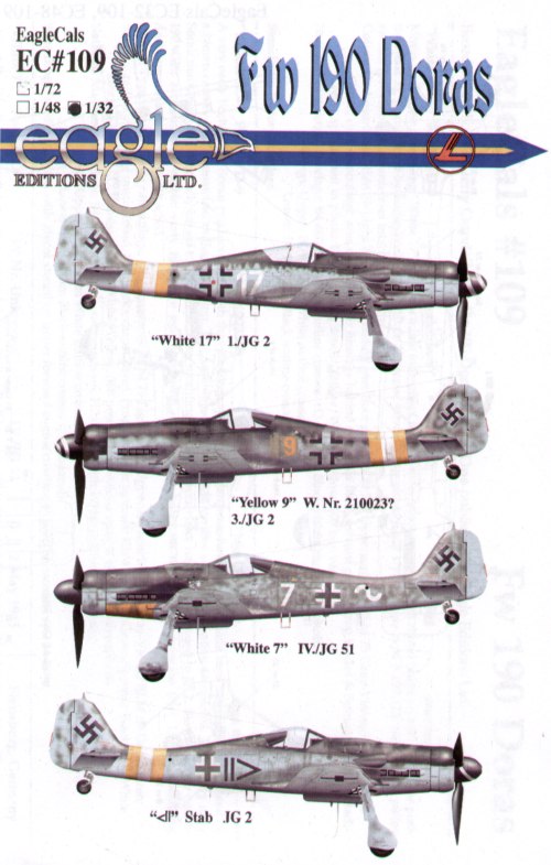Eagle Cal EAG32109 1:32 Focke-Wulf Fw-190D-9 Part 2