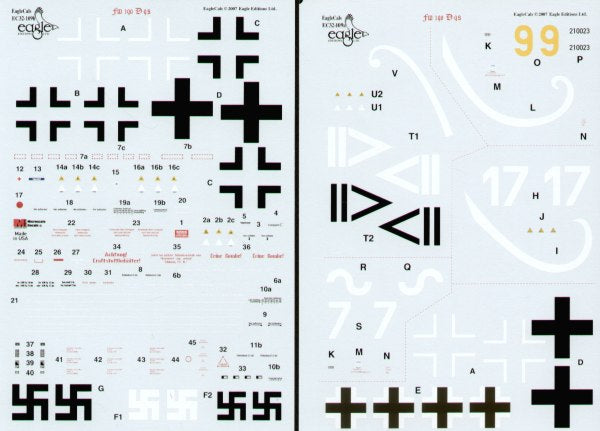 Eagle Cal EAG32109 1:32 Focke-Wulf Fw-190D-9 Part 2