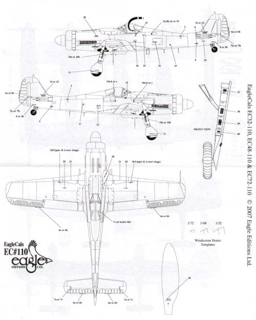 Eagle Cal EAG32110 1:32 Focke-Wulf Fw-190D-9 Part 3