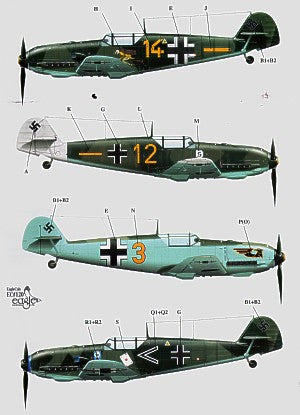Eagle Cal EAG32120 1:32 Messerschmitt Bf-109E-1 Pt 1