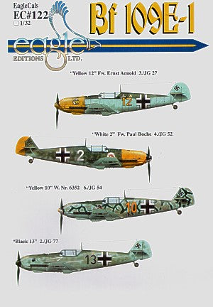 Eagle Cal EAG32122 1:32 Messerschmitt Bf-109E-1 Part 3