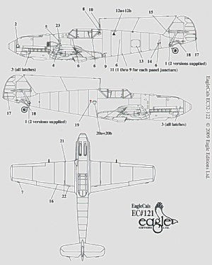 Eagle Cal EAG32122 1:32 Messerschmitt Bf-109E-1 Part 3