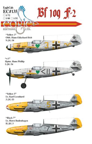 Eagle Cal EAG32135 1:32 Messerschmitt Bf-109F-2