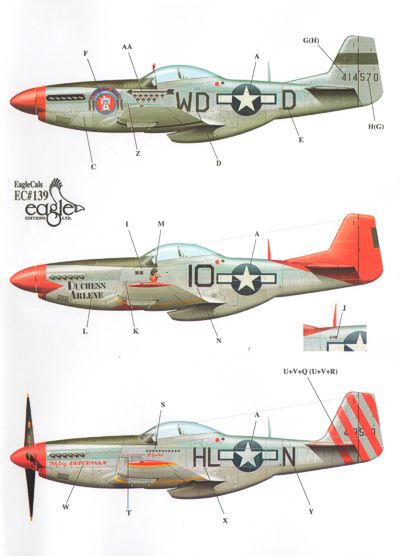 Eagle Cal EAG32139 1:32 North-American P-51D Mustang Part 1