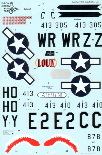 Eagle Cal EAG32140 1:32 North-American P-51D Mustang Part 2