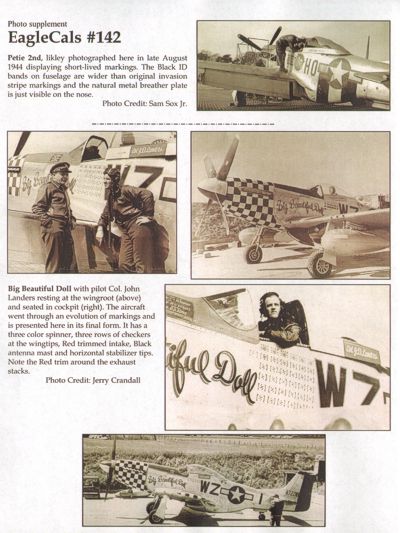 Eagle Cal EAG32142 1:32 North-American P-51D Mustang Part 4