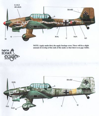 Eagle Cal EAG32143 1:32 Junkers Ju-87B-2 'Stuka'