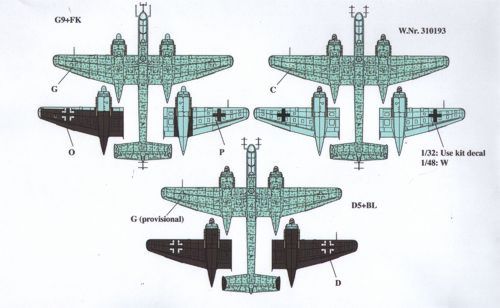 Eagle Cal EAG32147 1:32 Heinkel He-219 Uhu
