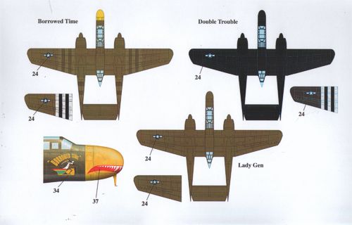 Eagle Cal EAG32148 1:32 Northrop P-61A Black Widows