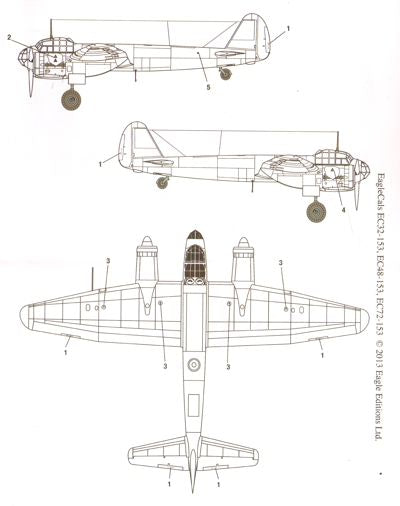 Eagle Cal EAG32153 1:32 Junkers Ju-88A-4 Ju-88A-4 W.Nr