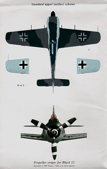 Eagle Cal EAG48011 1:48 Focke-Wulf Fw-190A-8 JG 301; JG 54; JG 1