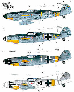 Eagle Cal EAG48036 1:48 Messerschmitt Bf-109G-6