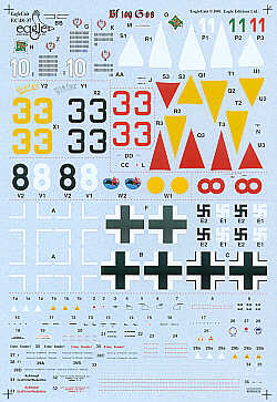 Eagle Cal EAG48037 1:48 Messerschmitt Bf-109G-6