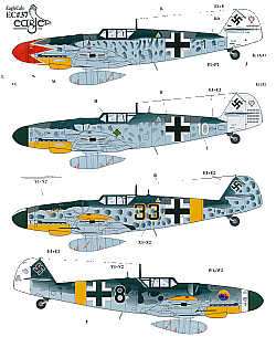 Eagle Cal EAG48037 1:48 Messerschmitt Bf-109G-6