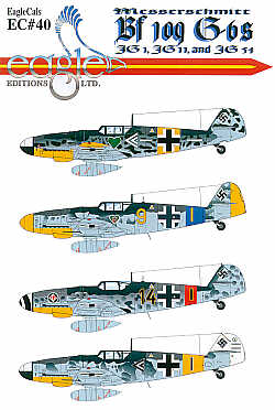 Eagle Cal EAG48040 1:48 Messerschmitt Bf-109G-6