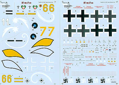 Eagle Cal EAG48041 1:48 Messerschmitt Bf-109G-6