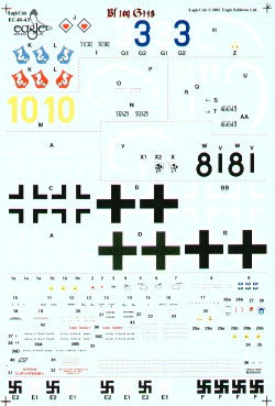 Eagle Cal EAG48043 1:48 Messerschmitt Bf-109G-14