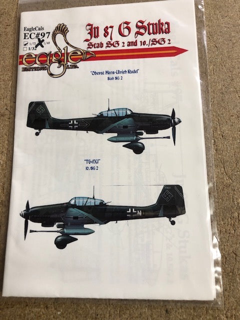 Eagle Cal EAG48097 1:48 Junkers Ju-87G-2 'Stuka's Part 1 ' <