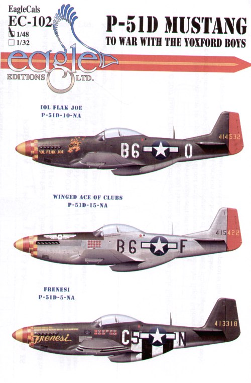 Eagle Cal EAG48102 1:48 North-American P-51D Mustang 357th FG Part 2