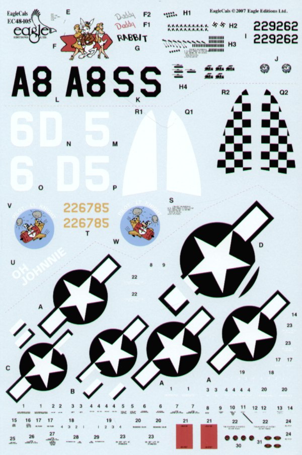 Eagle Cal EAG48105 1:48 Republic P-47D Thunderbolt Part 2