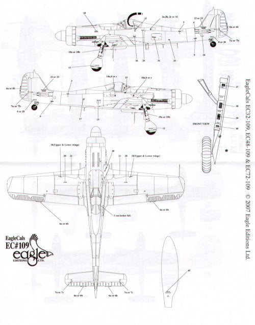 Eagle Cal EAG48109 1:48 Focke-Wulf Fw-190D-9 Part 2
