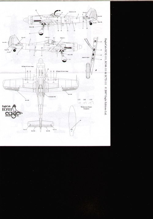 Eagle Cal EAG48111 1:48 Focke-Wulf Fw-190D-9