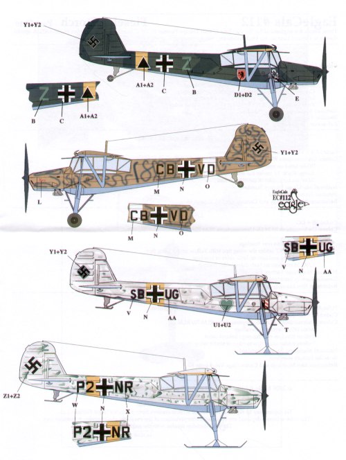 Eagle Cal EAG48112 1:48 Fieseler Fi-156C 'Storch'