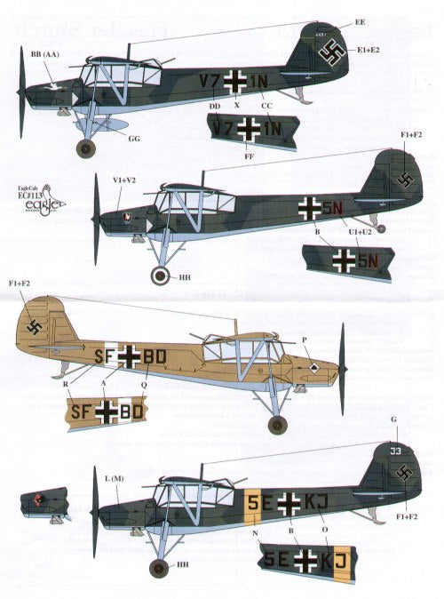 Eagle Cal EAG48113 1:48 Fieseler Fi-156C 'Storch'