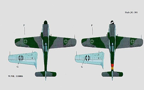Dead Design DDMUC48048 Bf-109G/K Wheel Bay Paint Mask 1:48