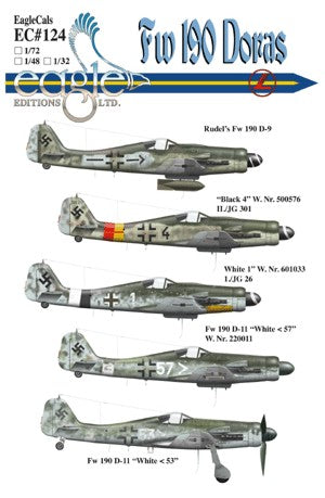 Eagle Cal EAG48124 1:48 Focke-Wulf Fw-190D