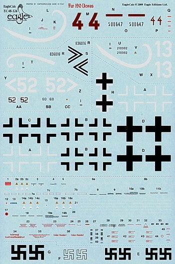 Eagle Cal EAG48126 1:48 Focke-Wulf Fw-190D-9
