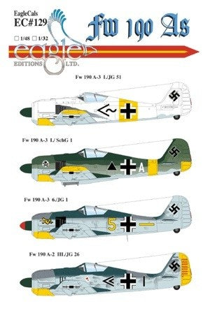 Eagle Cal EAG48129 1:48 Focke-Wulf Fw-190A