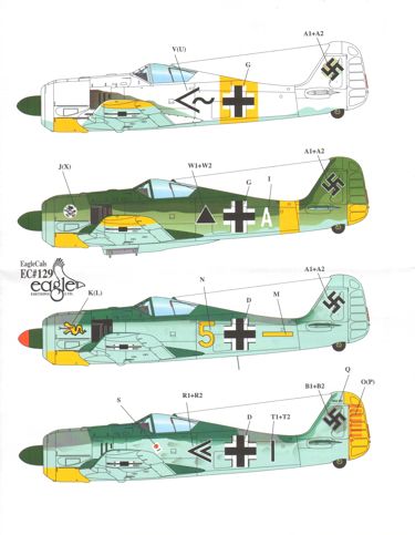 Eagle Cal EAG48129 1:48 Focke-Wulf Fw-190A
