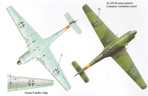 Eagle Cal EAG48134 1:48 Focke-Wulf Ta-152H-0/Ta-152H-1/R11