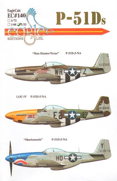 Eagle Cal EAG48140 1:48 North-American P-51D Mustang Part 2