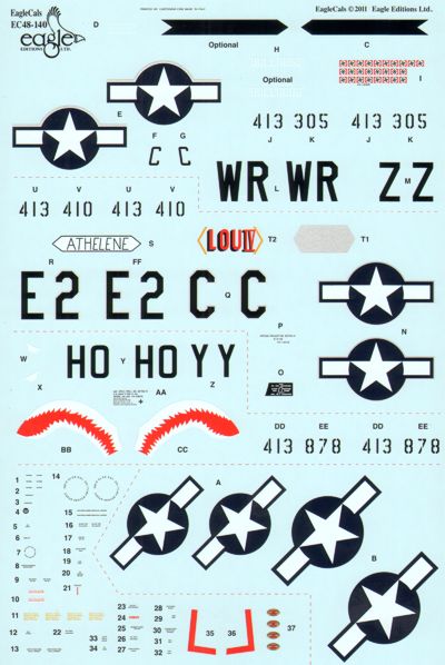 Eagle Cal EAG48140 1:48 North-American P-51D Mustang Part 2