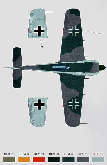 Eagle Cal EAG72022 1:72 Focke-Wulf Fw-190A-8/RS II./JG 4