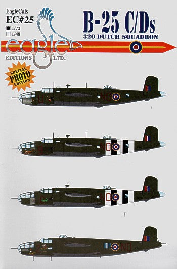 Eagle Cal EAG72025 1:72 North-American B-25C/J