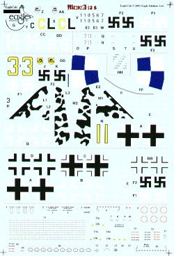 Eagle Cal EAG72029 1:72 Messerschmitt Me-262A 1a