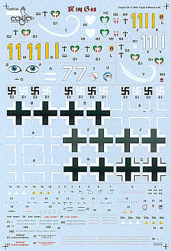 Eagle Cal EAG72038 1:72 Messerschmitt Bf-109G-5/Bf-109G-6